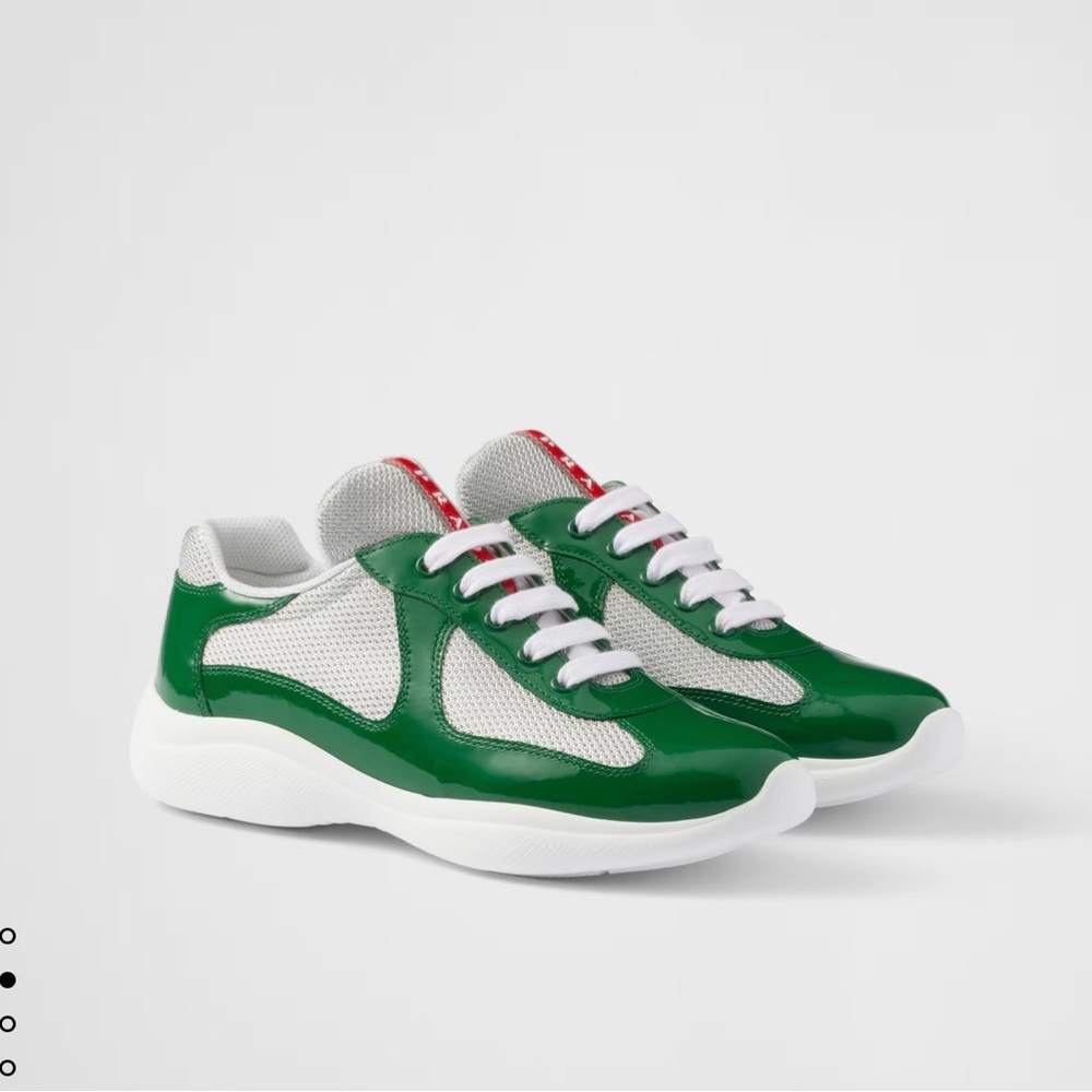 Prada America's Cup biker fabric sneakers  
Unisex -Women’s size 42 (see photos)